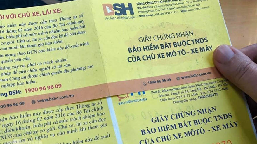 Cảnh báo nguy cơ làm giả bảo hiểm xe máy